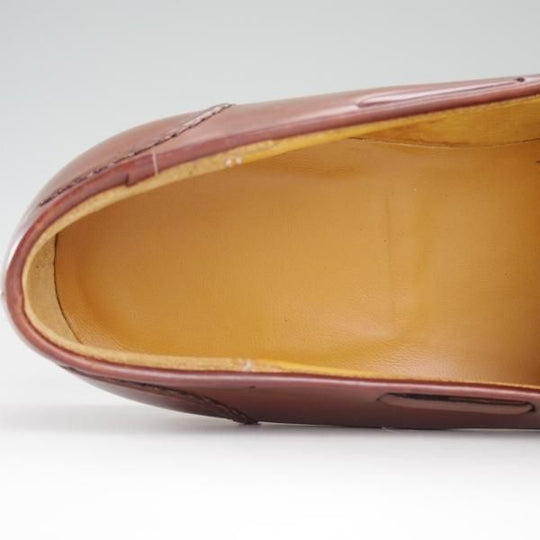 極上★クロケット&ジョーンズ UK10.5/US11D【貴重★茶/コードバン/ラルフローレン別注】タッセルローファー/メンズ/Crockett&Jones★d760