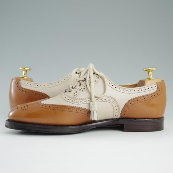 美品★(英)アルフレッド・サージェント(レディース) UK4【貴重★ロイドフットウェア別注/ギリーシューズ】カーフ/Alfred Sargent★d763