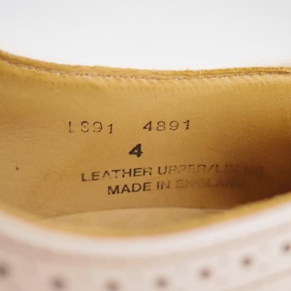 美品★(英)アルフレッド・サージェント(レディース) UK4【貴重★ロイドフットウェア別注/ギリーシューズ】カーフ/Alfred Sargent★d763