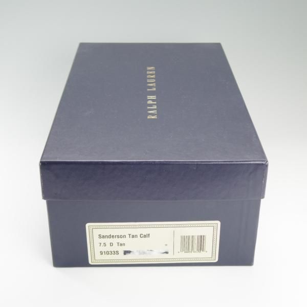 新品★(米)アレンエドモンズ 7.5D【★(米)ラルフローレン別注/SANDERSON】ロングウイング/カーフ/茶/メンズ/靴/ALLEN EDMONDS★d764