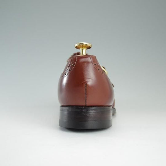 未使用★チャーチ 60F/UK6【旧チャーチ★ブックバインダーカーフ/Stafford】69Rラスト/モンクストラップ/赤茶/メンズ/Church's★d767