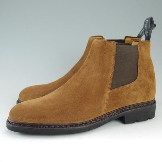 新品★パラブーツ SIZE 6.5【貴重★サイドゴアブーツ/CHAMFORT】ギャラクシーソール仕様/スエード/茶/メンズ/Paraboot★d769