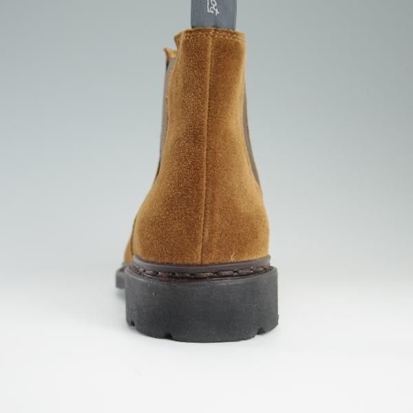 新品★パラブーツ SIZE 6.5【貴重★サイドゴアブーツ/CHAMFORT】ギャラクシーソール仕様/スエード/茶/メンズ/Paraboot★d769