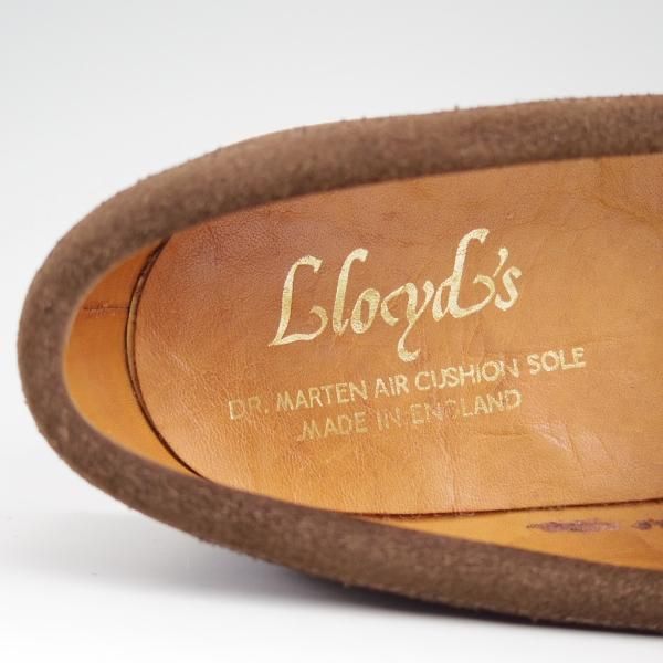 美品★ロイドフットウェア UK6.5【貴重★(英)ホワイト社製/コインローファー】スエード/濃茶/メンズ/Lloyd's/Lloyd Footwear★d773