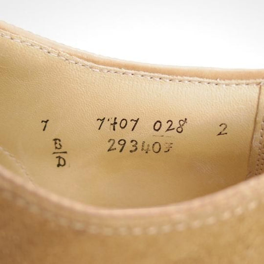 極上★オールデン 7D【★トゥモローランド別注/TOMORROWLAND】プレーントゥ/29340F/スエード/薄茶/メンズ/Alden★d778