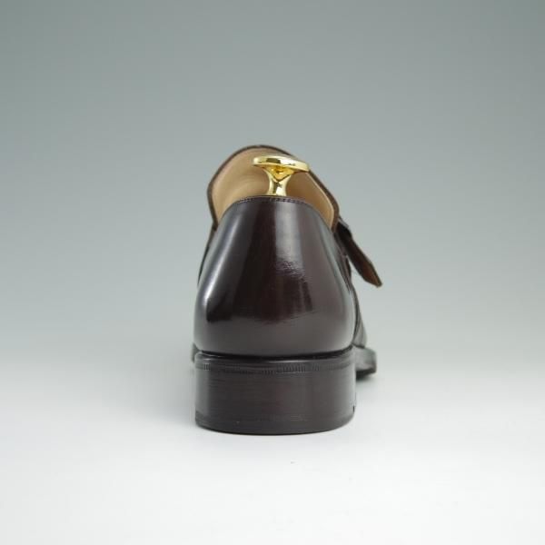 極上★(伊)ステファノベーメル SIZE 39.5【定価￥216,000-★モンクストラップ/スリッポン】カーフ/濃茶/ベーメル/Stefano Bemer★d782