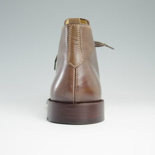 極上★(伊)ステファノ・ブランキーニ UK6.5程度【★チャッカブーツ/Uチップ】カーフ/茶/メンズ/STEFANO BRANCHINI★d783