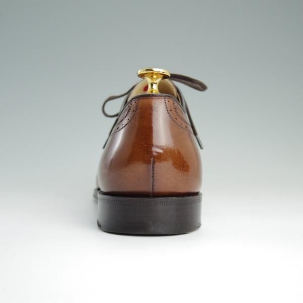 極上★チャーチ 65F/UK6.5【上級★Exclusive Cllection/ベティスカーフ/119ラスト】Taunton/セミブローグ/茶/メンズ/Church's★d789