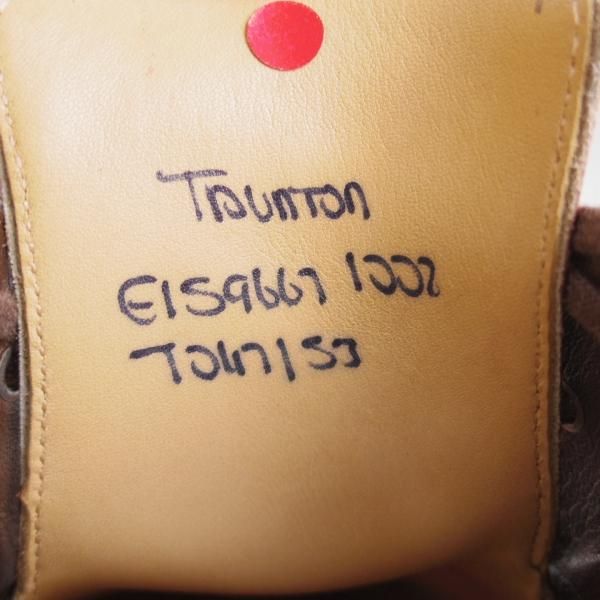 極上★チャーチ 65F/UK6.5【上級★Exclusive Cllection/ベティスカーフ/119ラスト】Taunton/セミブローグ/茶/メンズ/Church's★d789