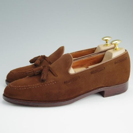 極上★クロケット&ジョーンズ 6EX【定番★ロイドフットウェア別注/CAVENDISH】タッセルローファー/LloydFootwear/Crockett&Jones★d791