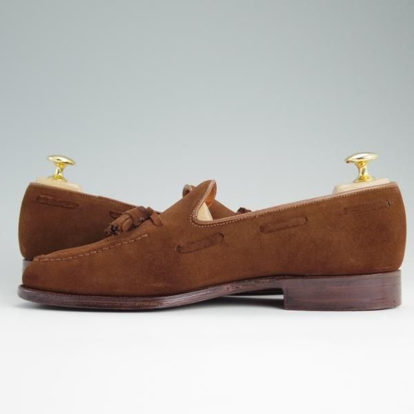 極上★クロケット&ジョーンズ 6EX【定番★ロイドフットウェア別注/CAVENDISH】タッセルローファー/LloydFootwear/Crockett&Jones★d791