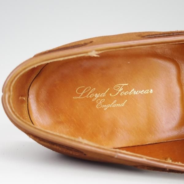 極上★クロケット&ジョーンズ 6EX【定番★ロイドフットウェア別注/CAVENDISH】タッセルローファー/LloydFootwear/Crockett&Jones★d791