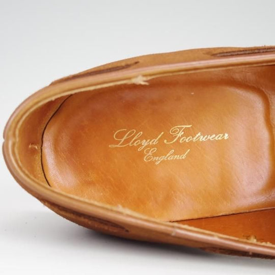 極上★クロケット&ジョーンズ 6EX【定番★ロイドフットウェア別注/CAVENDISH】タッセルローファー/LloydFootwear/Crockett&Jones★d791
