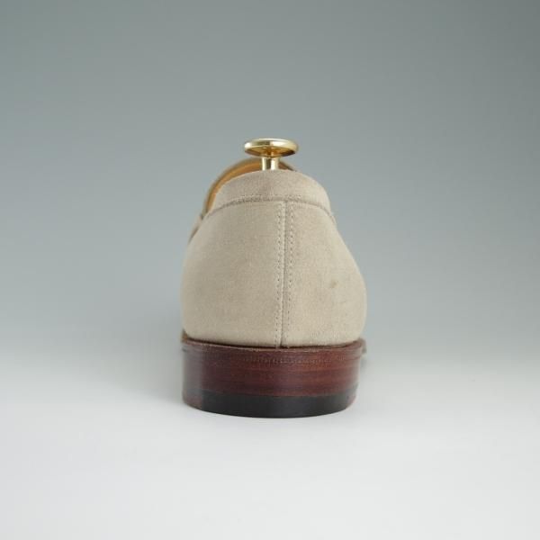 ほぼ未使用★チャーチ 70G/UK7【★コインローファー/BENTLEY】101ラスト/スエード/ベージュ/メンズ/Church's★d794