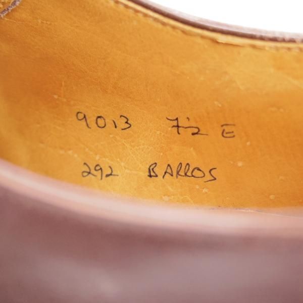極上☆ジョンロブ 7.5E【貴重☆ビンテージ年代の初期BARROS/バロス