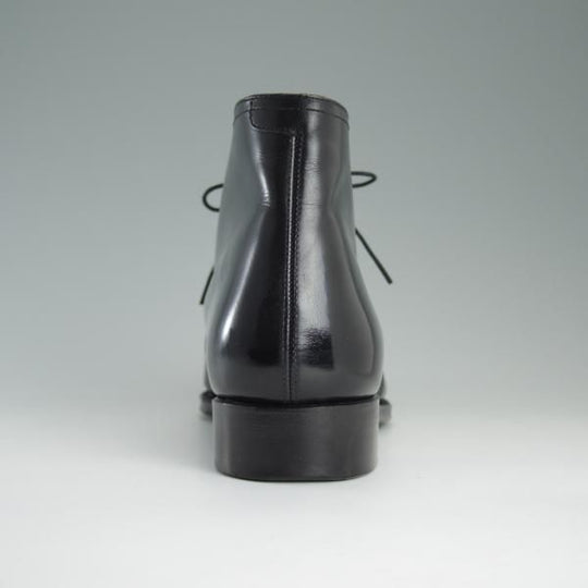 極美品★シェットランドフォックス SIZE 8【定価￥52,500-★ナイツブリッジ/3039SF】チャッカブーツ/黒/メンズ/SHETLAND FOX★d797