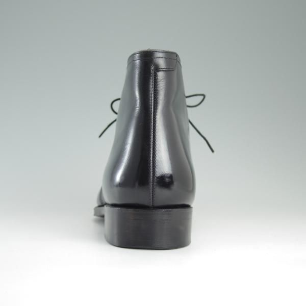 極美品★シェットランドフォックス SIZE 8【定価￥52,500-★ナイツブリッジ/3039SF】チャッカブーツ/黒/メンズ/SHETLAND FOX★d797