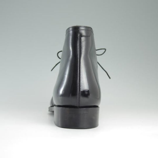 極美品★シェットランドフォックス SIZE 8【定価￥52,500-★ナイツブリッジ/3039SF】チャッカブーツ/黒/メンズ/SHETLAND FOX★d797