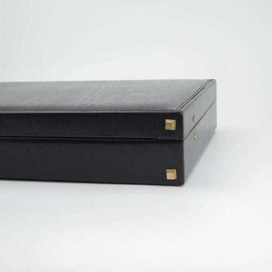 極上★(伊)バラスコリ/VALASCOLI【定価30万円程度★アタッシュケース】メンズ/ビジネス/バッグ/レザー/ブリーフケース/黒★N5371