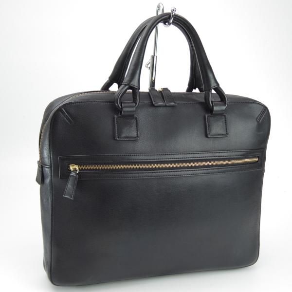 極上★ダンヒル/dunhill【定価10万円以上★レザー/ブリーフケース】メンズ/ビジネス/バッグ/黒★N5373
