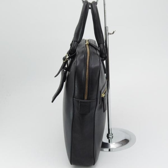 極上★ダンヒル/dunhill【定価10万円以上★レザー/ブリーフケース】メンズ/ビジネス/バッグ/黒★N5373