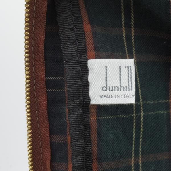極上★ダンヒル/dunhill【貴重★オーバーナイトバッグ】ショルダー付/ブリーフケース/メンズ/ビジネス/バッグ/黒×茶★N5374