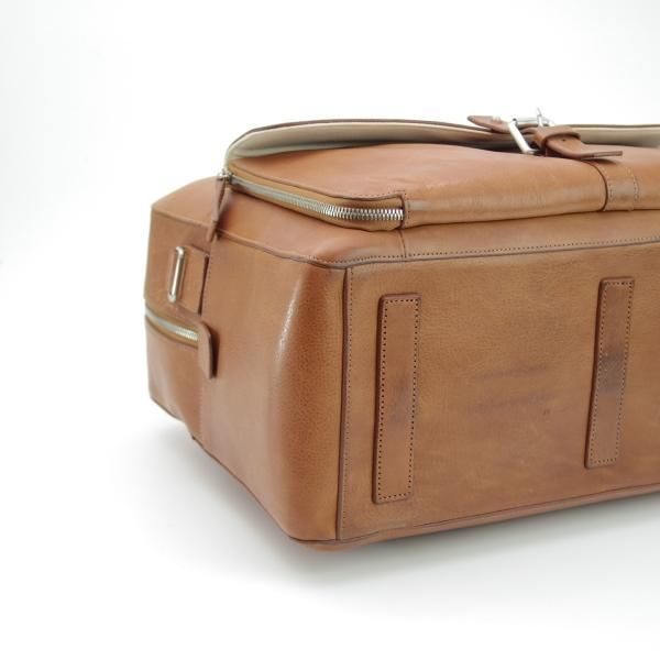 極上★ダンヒル/dunhill【定価10万円以上★レザー/ボストンバッグ】ショルダー付/メンズ&レディース/ビジネス/バッグ/茶★N5389