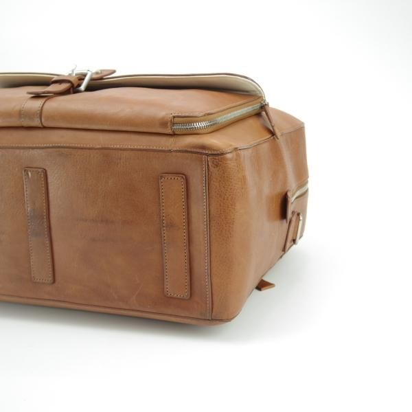 極上★ダンヒル/dunhill【定価10万円以上★レザー/ボストンバッグ】ショルダー付/メンズ&レディース/ビジネス/バッグ/茶★N5389