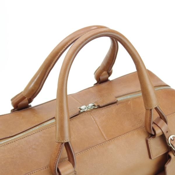 極上★ダンヒル/dunhill【定価10万円以上★レザー/ボストンバッグ】ショルダー付/メンズ&レディース/ビジネス/バッグ/茶★N5389