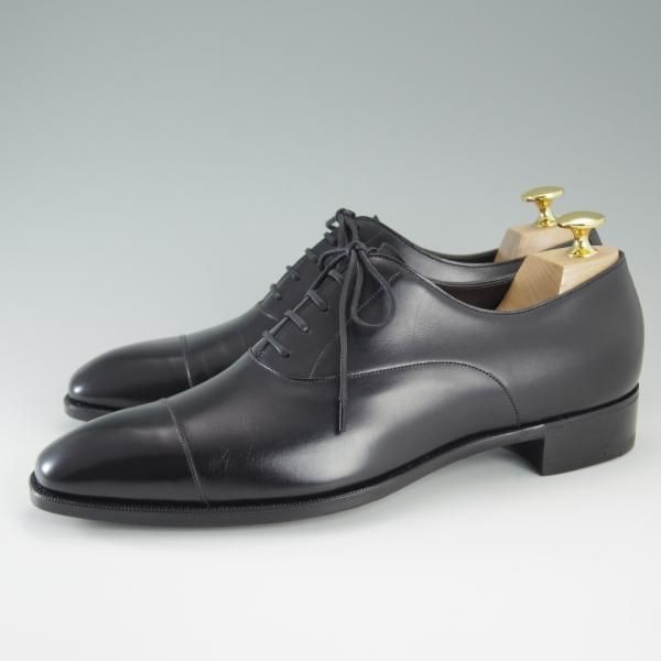 未使用★(英)ガジアーノ&ガーリング 7.5D【定価￥172,800-★OXFORD/MH71ラスト】ストレートチップ/カーフ/黒/GAZIANO&GIRLING★d798