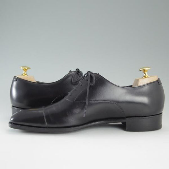 未使用★(英)ガジアーノ&ガーリング 7.5D【定価￥172,800-★OXFORD/MH71ラスト】ストレートチップ/カーフ/黒/GAZIANO&GIRLING★d798