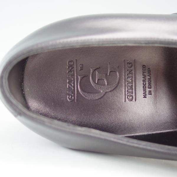 未使用★(英)ガジアーノ&ガーリング 7.5D【定価￥172,800-★OXFORD/MH71ラスト】ストレートチップ/カーフ/黒/GAZIANO&GIRLING★d798