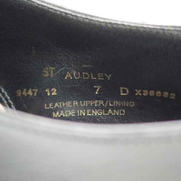 未使用★クロケット&ジョーンズ 7D【定価￥96,120-★オードリー/AUDLEY】ハンドグレードライン/337ラスト/黒/Crockett&Jones★d800