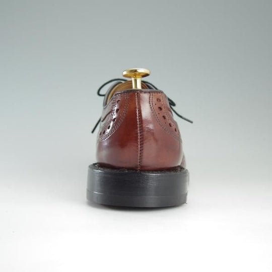 美品★(米)アレンエドモンズ 7.5E【貴重★コードバン仕様/マホガニー〜赤茶系】CAMBRIDGE/フルブローグ/メンズ/ALLEN EDMONDS★d808