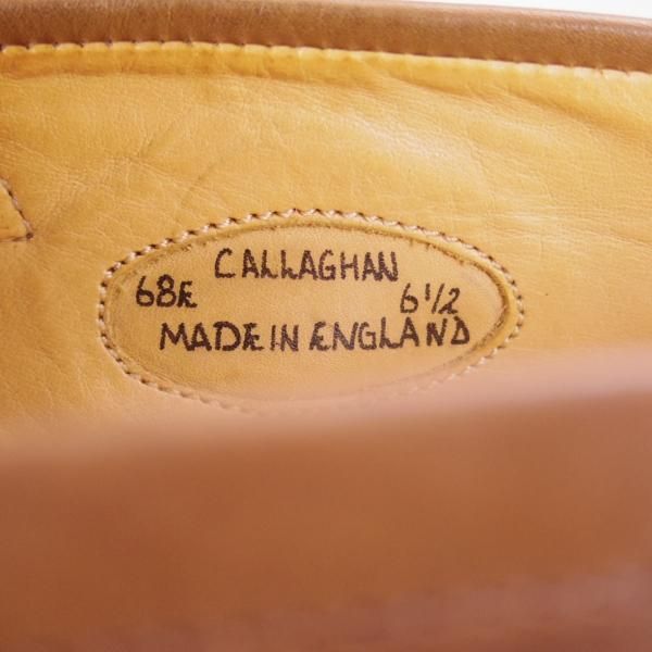 極美品★(英)アルフレッド・サージェント 6.5E【★エクスクルーシブライン/コインローファー】CALLAGHAN/68ラスト/Alfred Sargent★d810