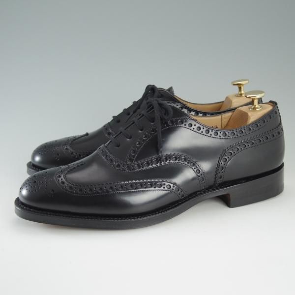 新品★チャーチ 90F/UK9【定価￥89,640-★BURWOOD/バーウッド】81ラスト/ポリッシュドバインダーカーフ/黒/メンズ/Church's★d813