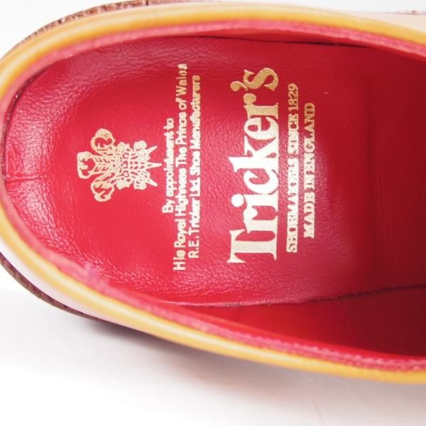 極美品★トリッカーズ SIZE 7.5【★エイコンアンティーク/M3616/ROBERT】プレーントゥ/カントリーシューズ/カーフ/メンズ/Tricker's★d815