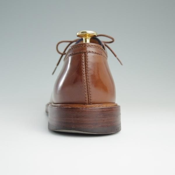 極上★(伊)ブルネロクチネリ SIZE 40.5【定価30万円以上★ブラウン/コードバン仕様】プレーントゥ/BRUNELLO CUCINELLI★d829