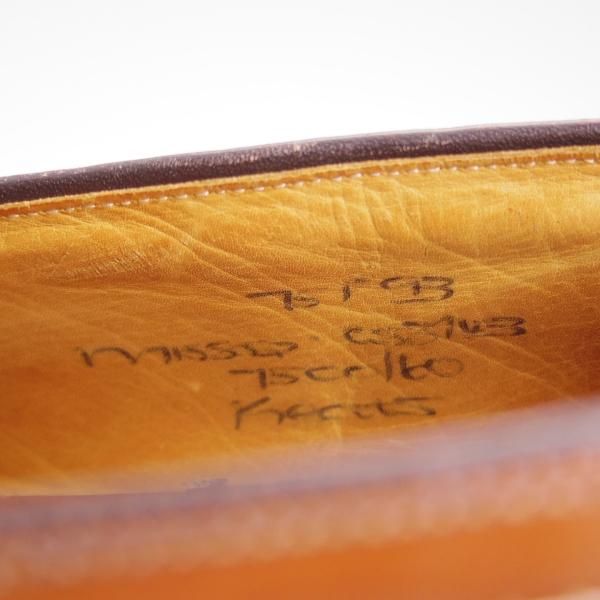 極上★チャーチ 75F/UK7.5【旧チャーチ★ブックバインダーカーフ/KEATS】3都市ロゴ/93ラスト/タッセルローファー/メンズ/Church's★d830