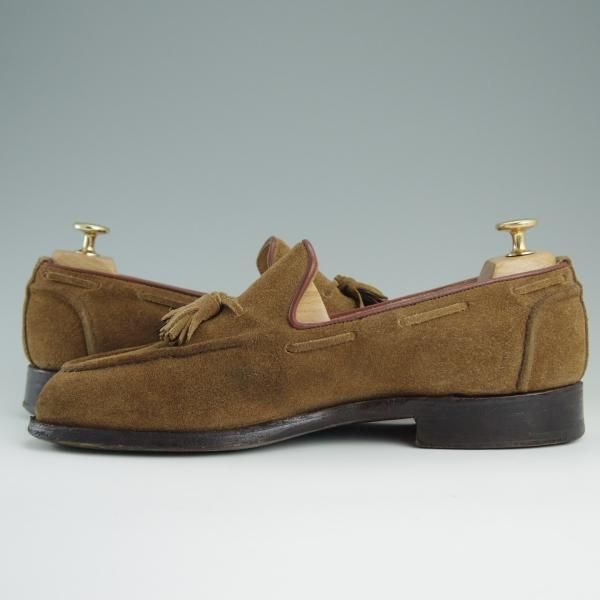 トリッカーズ　ローファー25.5㎝ ダークブラウン スエード ローファー トリッカーズ コインローファー25.5㎝ ダークブラウン スエード