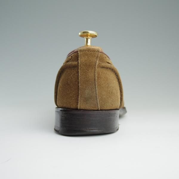 Tricker\'s(トリッカーズ)M7165 タッセルローファー レザーシューズ 7.5 メンズ 靴 美品 ダイナイトソール Tassel Loafer ネイビー