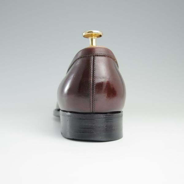 極上★三陽山長 SIZE 8【定価￥73,440-★弥五郎/R2013ラスト】コインローファー/スリッポン/カーフ/茶/メンズ/SanyoYamacho★d837