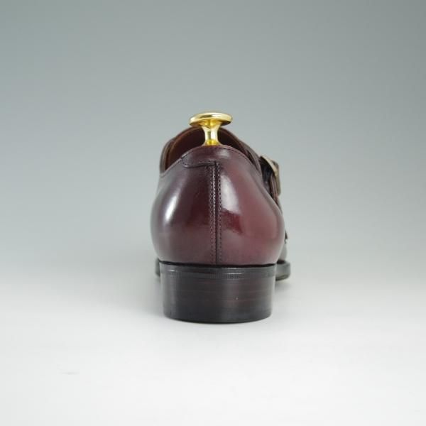 極美品★トレーディングポスト SIZE 6【★ダブルモンク/8212】カーフ/赤茶/バーガンディ/メンズ/Trading Post★d843