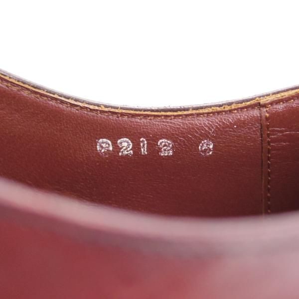 極美品★トレーディングポスト SIZE 6【★ダブルモンク/8212】カーフ/赤茶/バーガンディ/メンズ/Trading Post★d843