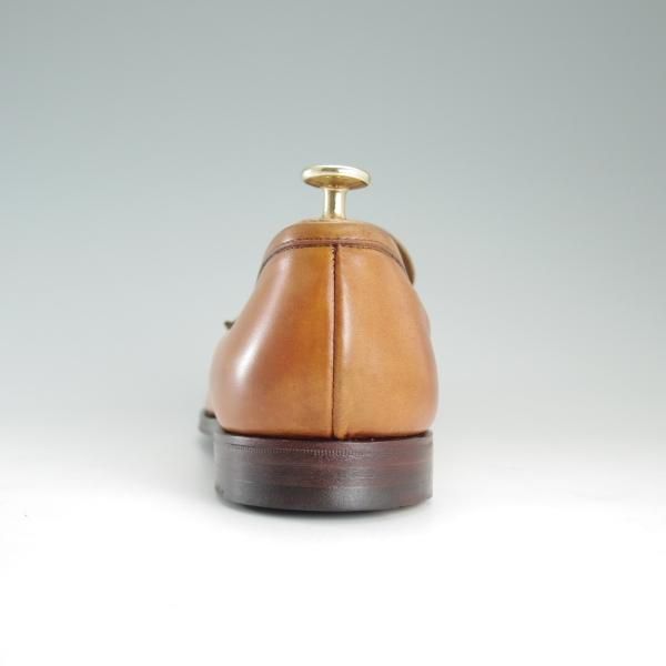 極上★クロケット&ジョーンズ 8.5E【★(英)ポールスミス別注/Paul Smith】コインローファー/カーフ/茶/メンズ/Crockett&Jones★d845