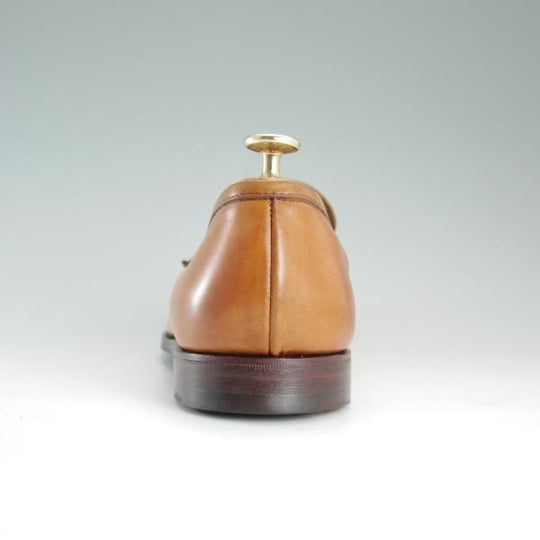 極上★クロケット&ジョーンズ 8.5E【★(英)ポールスミス別注/Paul Smith】コインローファー/カーフ/茶/メンズ/Crockett&Jones★d845