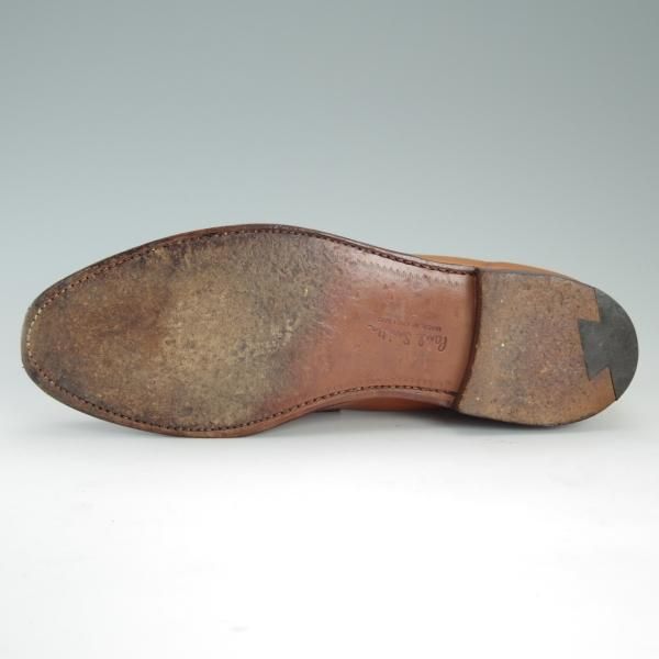 極上★クロケット&ジョーンズ 8.5E【★(英)ポールスミス別注/Paul Smith】コインローファー/カーフ/茶/メンズ/Crockett&Jones★d845