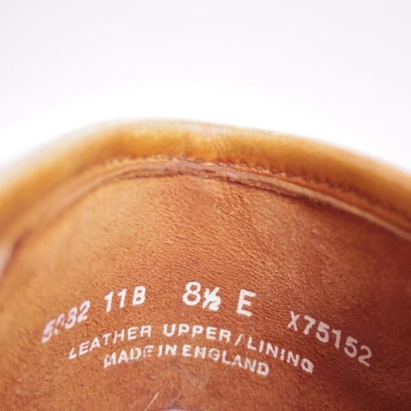 極上★クロケット&ジョーンズ 8.5E【★(英)ポールスミス別注/Paul Smith】コインローファー/カーフ/茶/メンズ/Crockett&Jones★d845