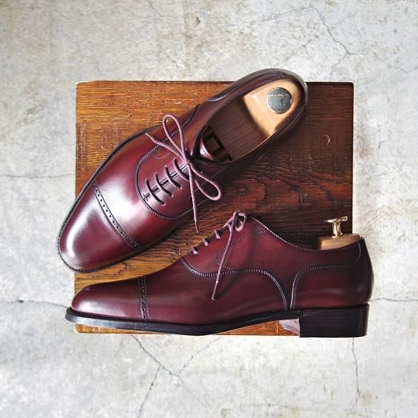 新品★OTSUKA M-5/オーツカエムファイブ 24.5EE【完全受注生産品★M-5 230/B-815ラスト】パンチドキャップトゥ/赤茶/メンズ★d846