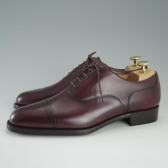 新品★OTSUKA M-5/オーツカエムファイブ 24.5EE【完全受注生産品★M-5 230/B-815ラスト】パンチドキャップトゥ/赤茶/メンズ★d846